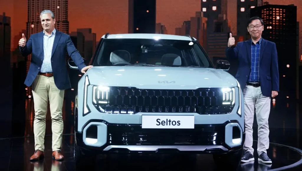 2026 Kia Seltos Booking and Delivery Details Explained showcased at official unveiling event with executives beside the new SUV
