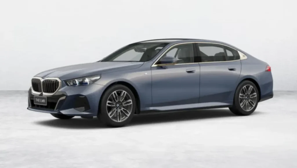 BMW 5 Series Updated in India showcasing the new panoramic roof and refined exterior design