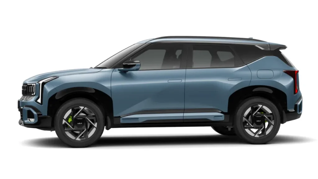 New 2026 Kia Seltos Launched in India side profile showing updated alloy wheels, familiar SUV stance, and subtle exterior detailing