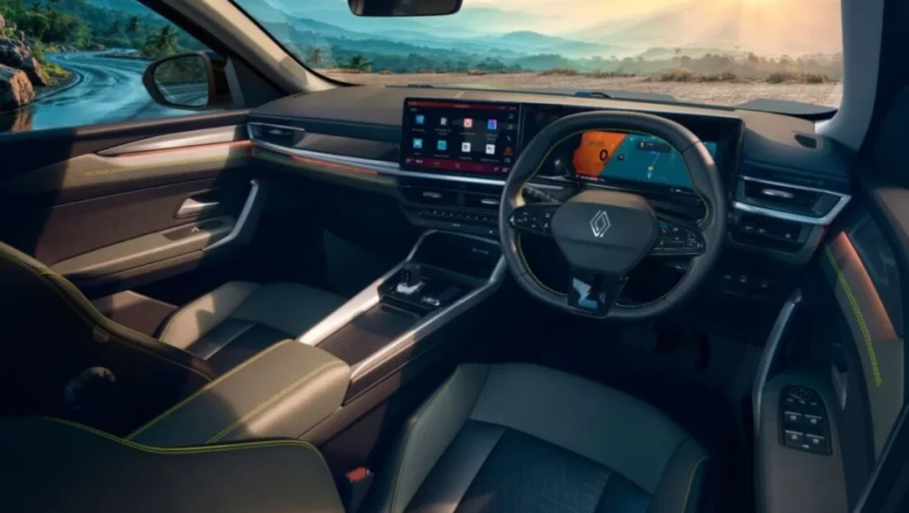 2026 Renault Duster Launched in India interior dashboard with touchscreen infotainment and digital cluster