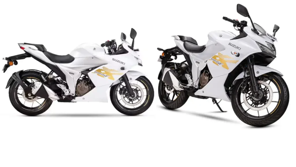 Suzuki Gixxer SF 250 and Gixxer 250 New Colours Launched featuring Gixxer SF 250 in white colour