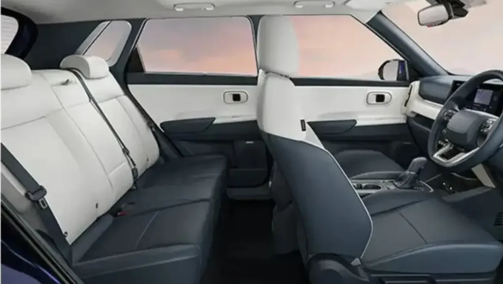 Hyundai Venue HX 5 Plus Variant Launched rear seat interior showing cabin space and seat design
