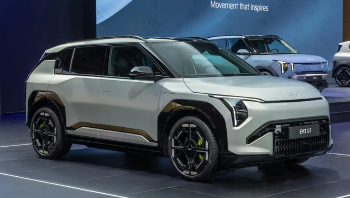 Kia Unveils the EV3, EV4 and EV5 GT Versions as the Kia V3 GT crossover debuts with sporty electric styling