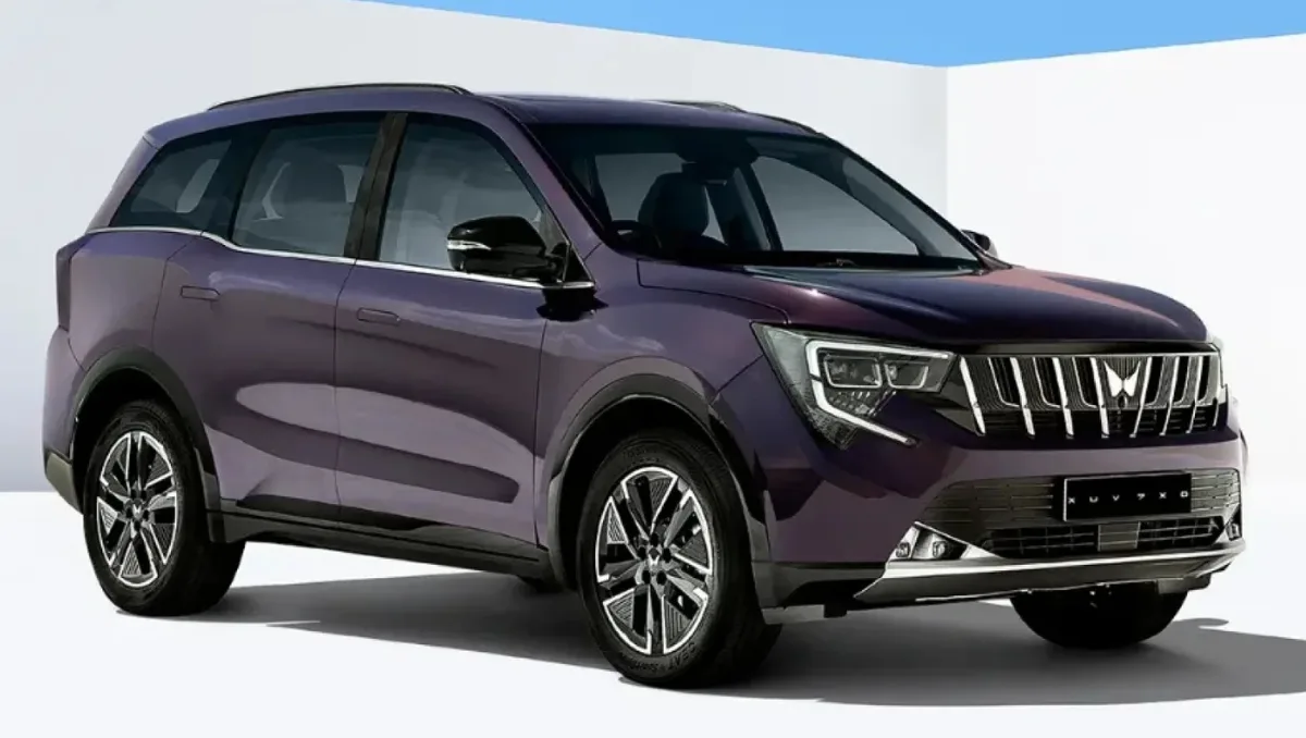 Mahindra XUV 7XO Waiting Period Touches 1-Year shown in studio exterior profile