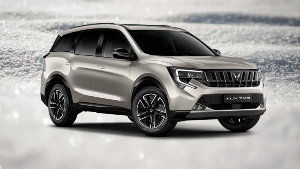 Mahindra XUV 7XO and XEV 9S break bookings record as the XUV 7XO SUV is showcased in a premium exterior finish