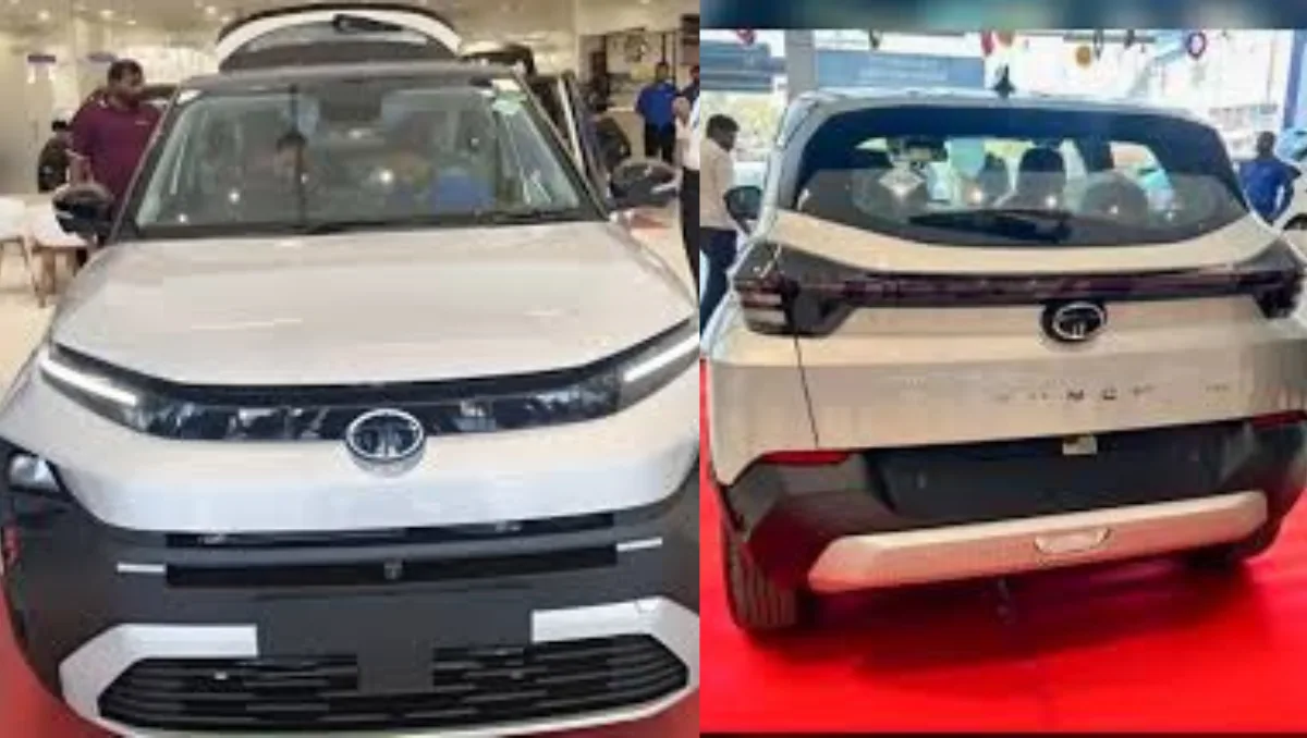 New Tata Punch Facelift Reaches Dealers in Coorg Clouds silver ahead of its 2026 launch.