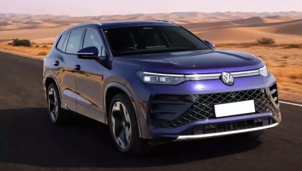 Volkswagen to Launch 5 New Models in India in 2026 reference image showing already launched Volkswagen Tayron R-Line