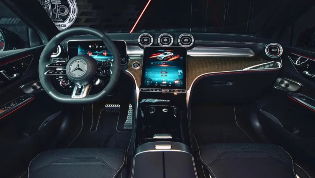 2027 Mercedes-AMG GLC 53 interior dashboard with digital display