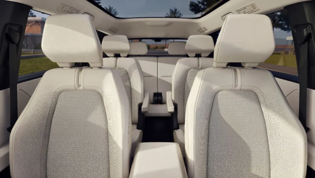 2027 Toyota Highlander EV Debuts spacious second row seating with panoramic roof