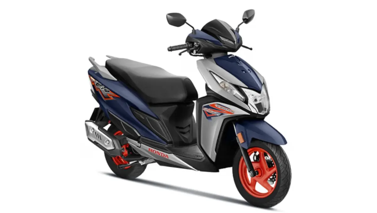 2026 Honda Dio 125 X-Edition Launched shown in sporty blue and grey color with orange alloy wheels