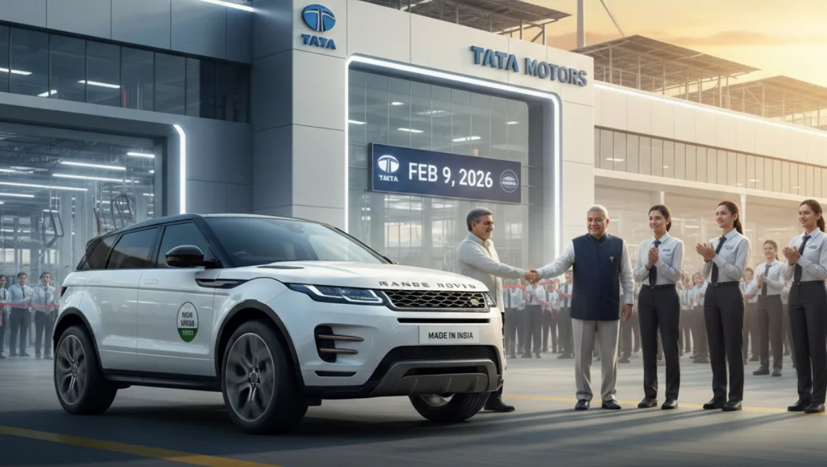 Tata’s JLR Chennai Plant Starts from Feb 9 as Range Rover rolls out during inauguration ceremony at Tata Motors facility