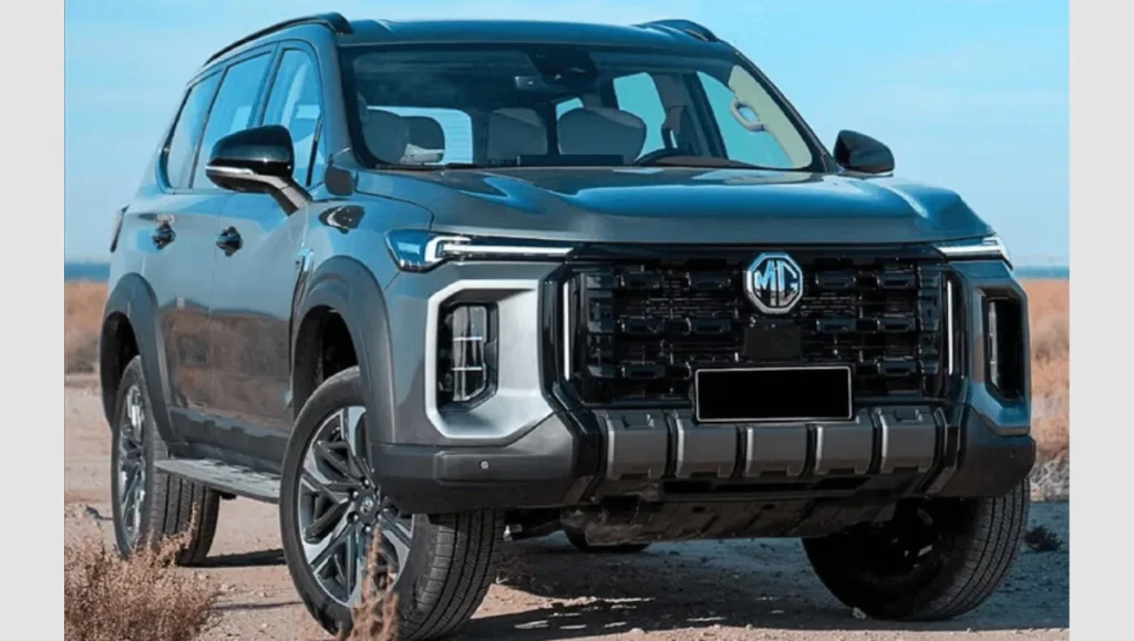 MG Majestor Debuts in Kuwait as ‘Rakan 4x4’ shown in off-road setting with strong side profile and SUV proportions