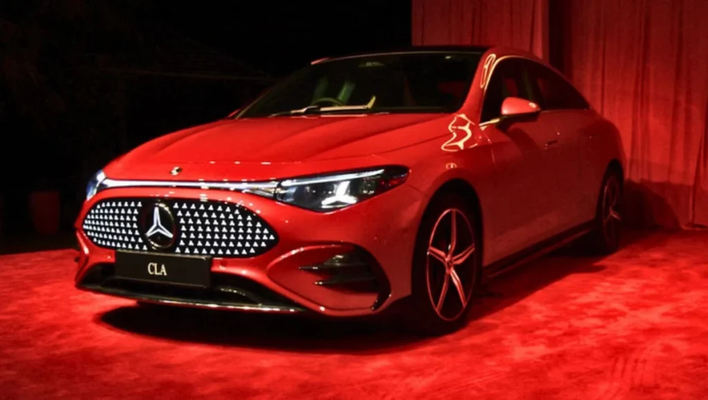Mercedes India Debuts CLA Electric at official launch event with illuminated grille and sporty alloy wheels