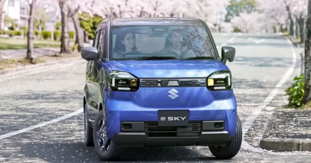 Suzuki e-Sky Unveiled With 310 Km Range, Previews WagonR Electric?